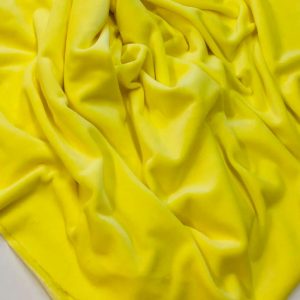 Ryškiai geltonas Soft veliūras