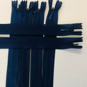 Paslėptas užtrauktukas, 60cm, tamsiai mėlynas, 1vnt (60p/330)