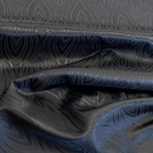 Juodas žakardinis pamušalas „Klasika”, 1m 2391