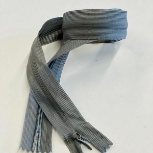 Pilkas paslėptas užtrauktukas, 45cm, 1vnt 45p/528