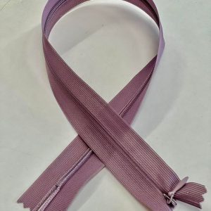 Pelenų alyvinis paslėptas užtrauktukas, 40cm, 1vnt 40p/D245