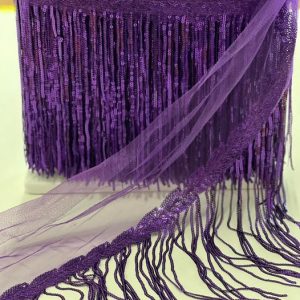 Tamsiai violetinė žvynelių juosta, 21cm, 1m 02298