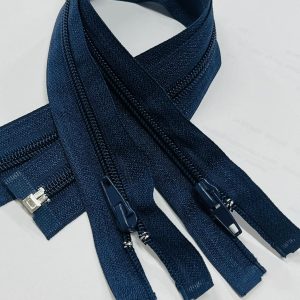 Tamsiai mėlynas atsegamas užtrauktukas, 35cm, 1vnt