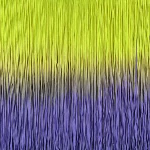 Neoninių geltonų/alyvinių kutų juosta, 20cm, 1m 02456