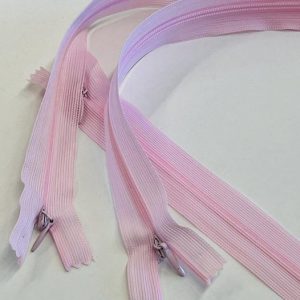 Paslėptas šviesiai rožinis užtrauktukas, 22cm ,1vnt 22p/133