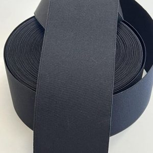 Juoda tvirta storesnė austinė guma , 10cm, 1m BP10001