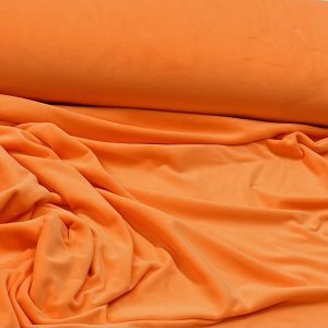 Ryškiai oranžinis (neoninis) soft veliūras, 1m 2513