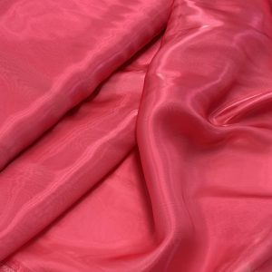 Ryškiai rožinė organza, 1m 2527