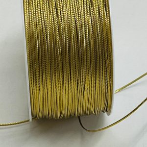 Metalizuota auksinė virvelė, 1mm, 1m 10700/032