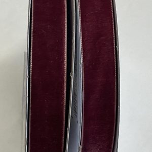 Bordo spalvos veliūrinė juostelė, 16mm, 1m A16/178