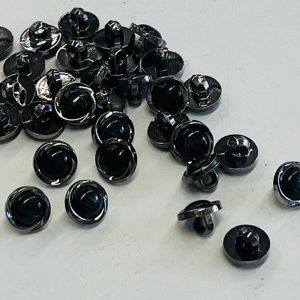 Juoda sagutė – perliukas juodam apvadėlyje, 1vnt 151718/332