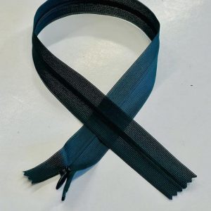 Tamsiai žalias paslėptas užtrauktukas, 65cm ,1vnt 65p/d890