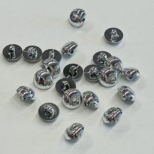 Sidabrinės plastikinės sagutės, 1vnt 1300034