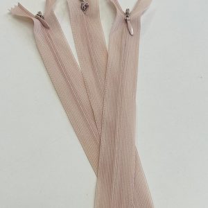 Paslėptas pelenų rožinis užtrauktukas, 22cm, 1vnt 22p/367