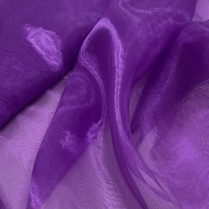 Violetinė organza, 1m 0337