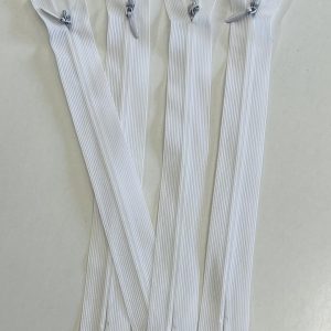 Paslėptas baltas užtrauktukas, 30cm, 1vnt 30p/101