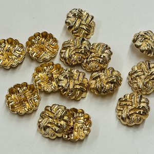 Auksinė saga „Virvelės”, 22mm, 1vnt 02521
