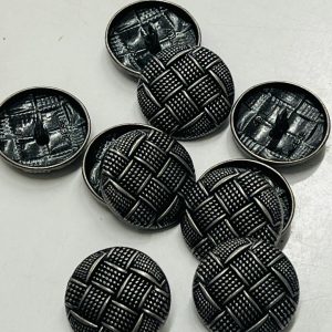Juodo metalo saga „Pintos juostelės”, 25mm, 1vnt 02526