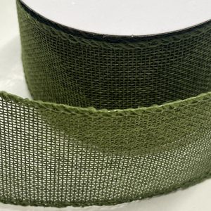 Žalia džiuto juosta, 6cm, 1m D221101/261