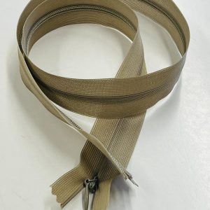 Šviesiai rudas paslėptas užtrauktukas, 65cm, 1vnt 65p/D573