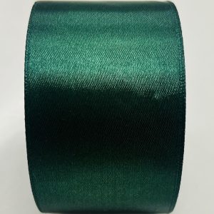 Tamsiai žalia atlasinė juostelė, 5cm, 1m S50/3120