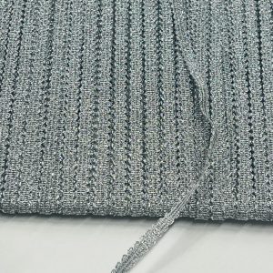 Sidabrinė dekoratyvinė juostelė, 8mm, 1m 21008/031