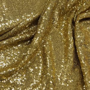 Auksiniais žvyneliais siuvinėtas tiulis, 1m 2078