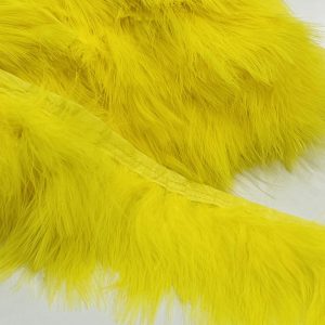 Ryškiai geltona Marabu plunksnų juosta, 1m 02546