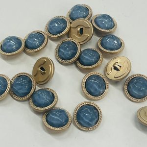 Auksinė saga „Skaidrus melsvas akmuo”, 21mm, 1vnt 02571