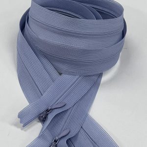 Paslėptas melsvai alyvinis užtrauktukas, 60cm, 1vnt 60p/D268