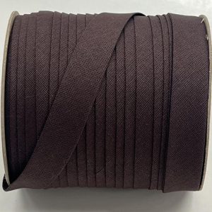 Tamsiai ruda medvilninė kantavimo juostelė, 18mm, 1m 0218K299