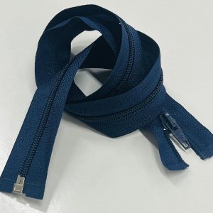 Tamsiai mėlynas atsegamas užtrauktukas, 65cm, 1vnt 65/330