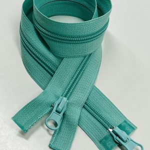 Mėtinis dvipusis spiralinis užtrauktukas, 50cm, 1vnt 50DV/D534
