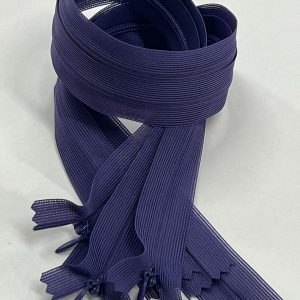 Paslėptas blankesnis violetinis užtrauktukas, 55cm, 1vnt 55p/D559