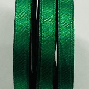Ryškiai žalia atlasinė juostelė, 12mm, 1m S12/3107