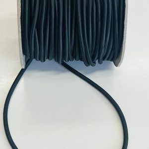 Juoda gumytė – virvelė, 3mm, 1m ELS03/332