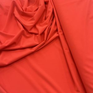 Neoninės oranžinės spalvos „Katrina” audinys, 1m
