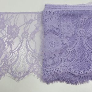 Šviesiai alyvinė nėrinių juosta, 26,5cm, 1m 03021