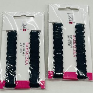 Juodos petnešėlės, 12mm, 1 pora RB118/332