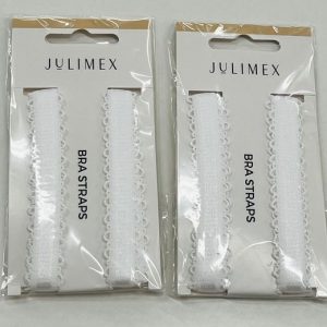 Baltos reguliuojamos petnešėlės, 12mm, 1 pora RB117/101