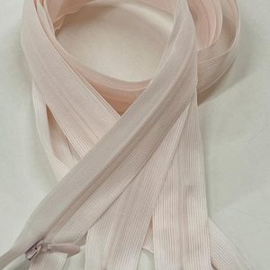 Švelniai rožinis paslėptas užtrauktukas, 60cm, 1vnt 60p/132