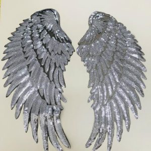 Sidabriniai sparnai iš žvynelių, 2vnt 00159