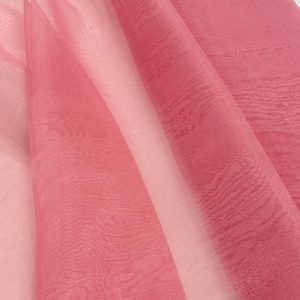 Prigesinta rožinė organza, 1m 0318