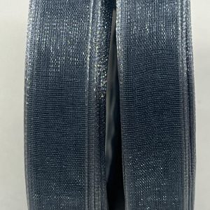 Pilkos spalvos organzos juostelė, 12mm, 1m O12/3176