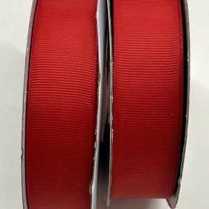 Raudona ripsinė juostelė, 25mm, 1m GG25/3079