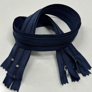 Neatsegamas spiralinis užtrauktukas, tamsiai mėlynas, 50cm, Nr.3, 1vnt 50s/330