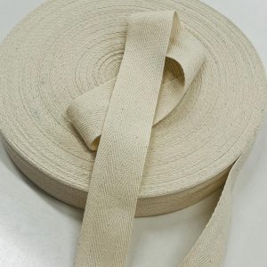 Gelsva medvilninė juostelė, 3cm, 1m TBO30/103