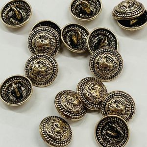 Bronzinė saga „Liūto galva”, 15mm, 1vnt 03419