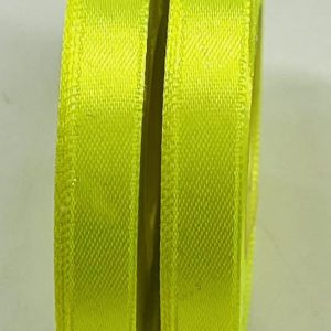 Neoninė geltona atlasinė juosta, 18mm, 1m S18/3130