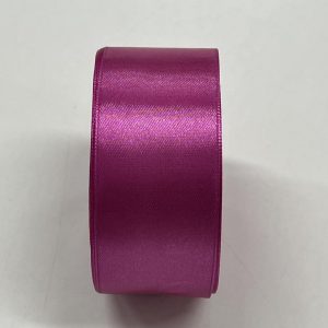 Ciklameno spalvos atlasinė juosta, 38mm, 1m S38/3082